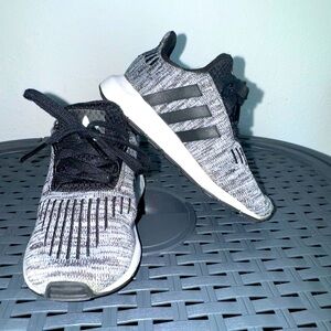 Toddler Adidas sneakers.